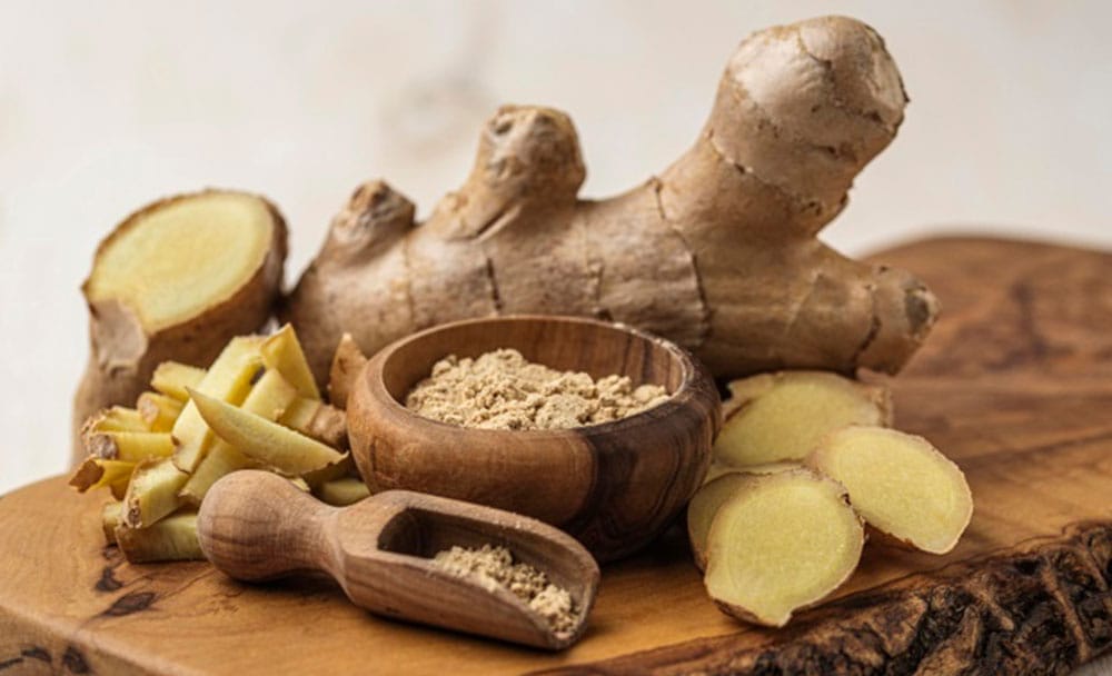 Dry ginger to reduce your ESR