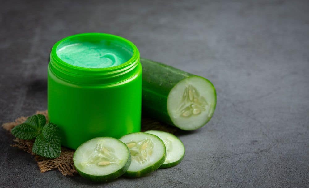cucumber benefits for skin - treat wrinkles and sunburns