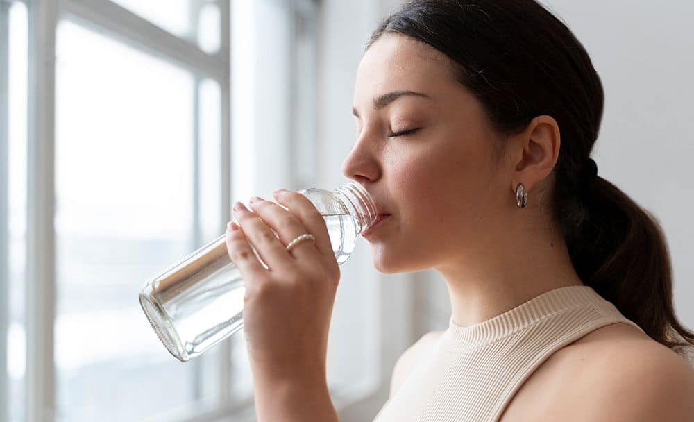 stay hydrated  - how to reduce cholesterol in 30 days