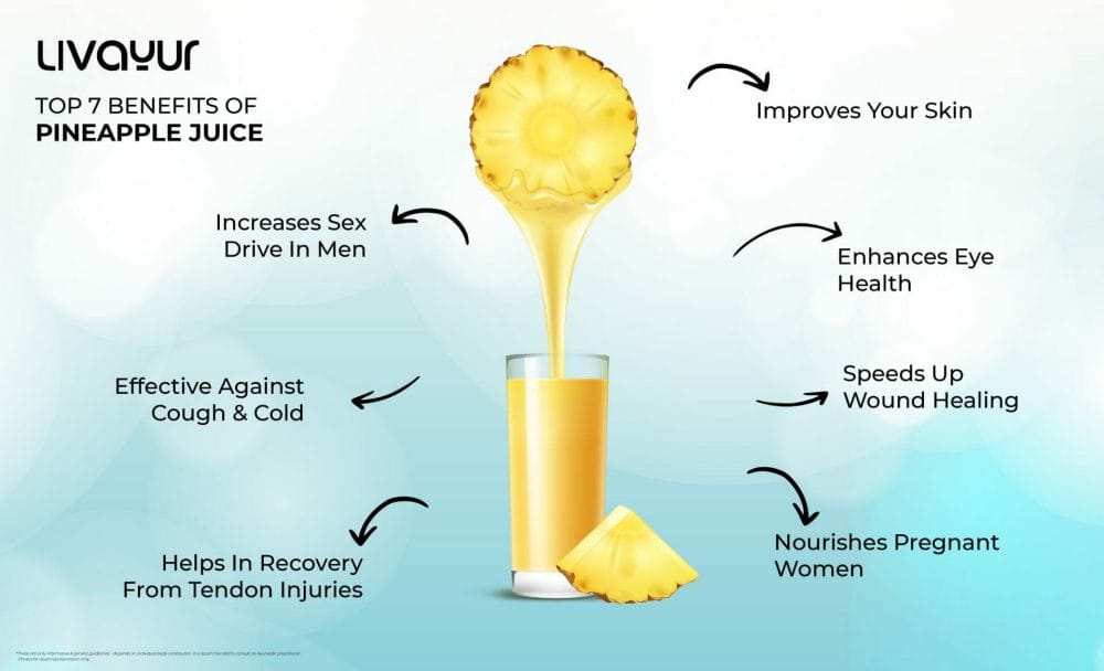 pineapple juice benefits - livayur