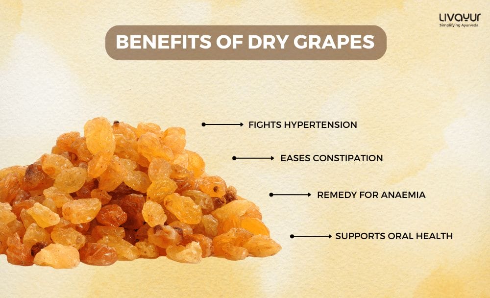 dry grapes benefits