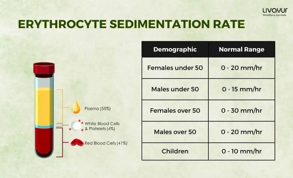 Erythrocyte Sedimentation Rate, ESR, What does ESR test show?