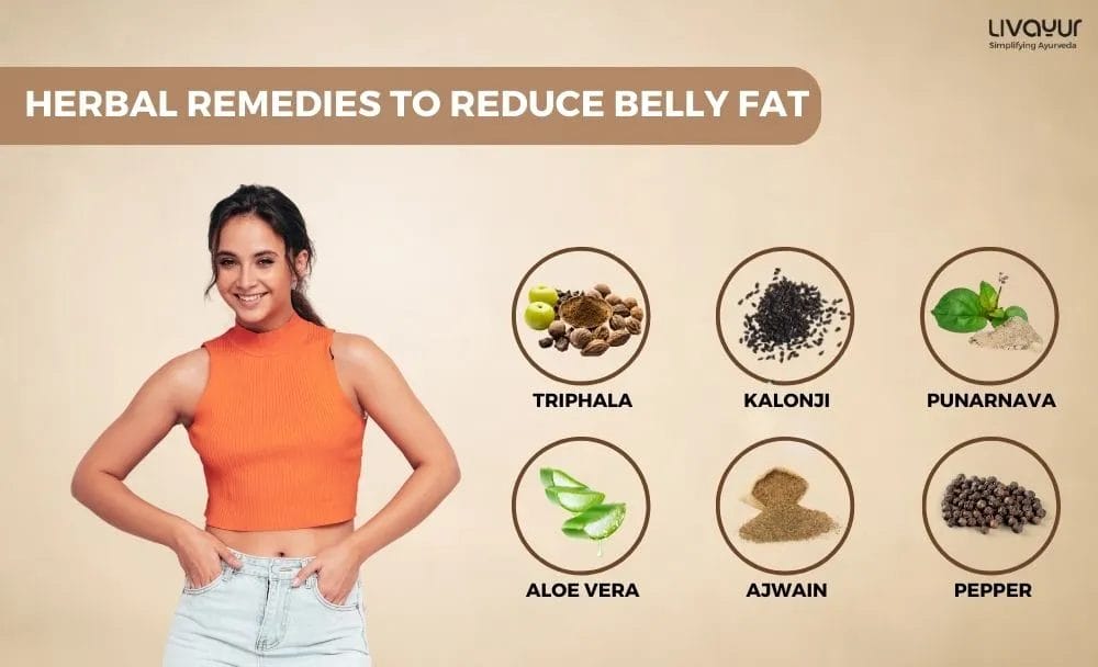 Ayurvedic remedies to reduce belly fat
